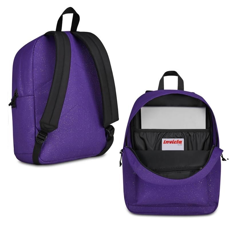 ZAINO INVICTA CARLSON SHINE VIOLA - immagine 3
