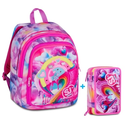 ZAINO ADVANCED SEVEN SJ GANG JOYFUL PINS GIRL + ASTUCCIO 3 ZIP