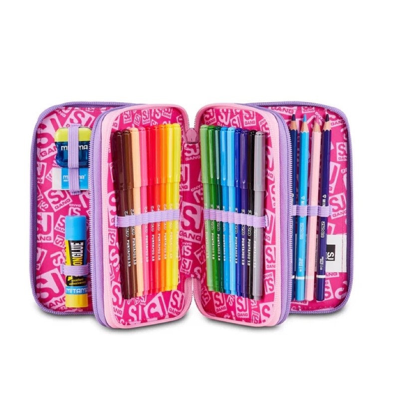ASTUCCIO SEVEN SJ GANG 3 ZIP 3D PIXIE UNICORN - immagine 3