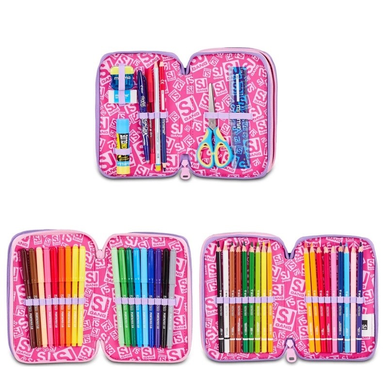 ASTUCCIO SEVEN SJ GANG 3 ZIP 3D PIXIE UNICORN - immagine 4