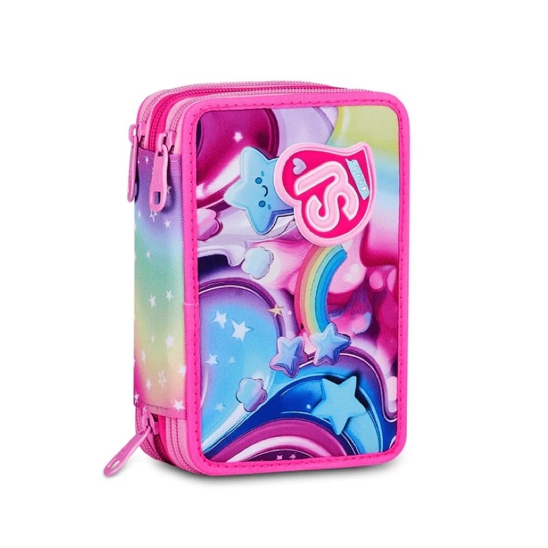 ASTUCCIO SEVEN SJ GANG 3 ZIP SOFT POUCH GIRL