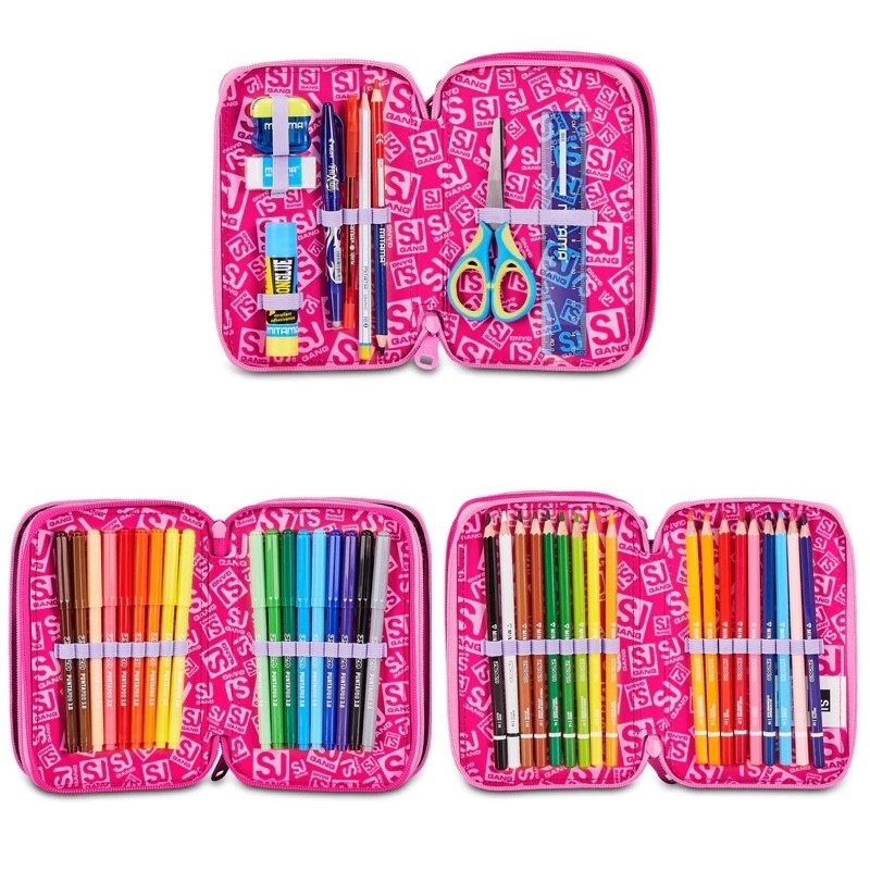 ASTUCCIO SEVEN SJ GANG 3 ZIP SOFT POUCH GIRL - immagine 4