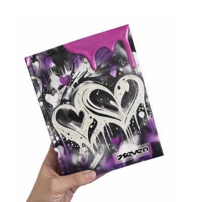 Diario Standard Seven Girl Heart Datato 12 Mesi 2026/2027