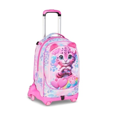 TROLLEY SEVEN SJ GANG JACK 8 RUOTE HEART BUDDY GIRL