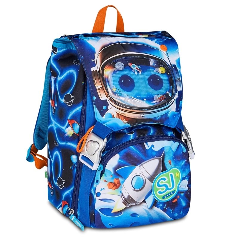 ZAINO ESTENSIBILE SEVEN SJ GANG BIG SPACE LED BOY + ASTUCCIO 3 ZIP - immagine 2