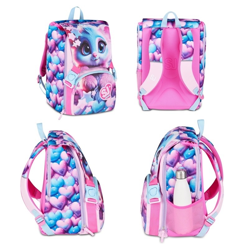ZAINO ESTENSIBILE SEVEN SJ GANG BIG MAGICAL FANTASY GIRL + ASTUCCIO 3 ZIP - immagine 3