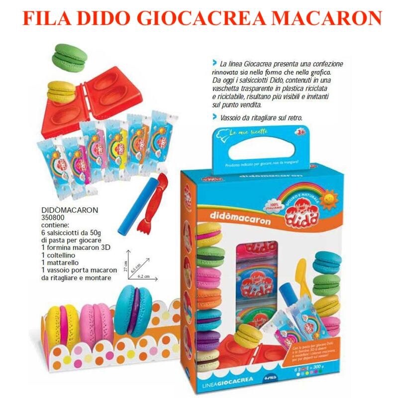FILA DIDO GIOCACREA MACARON PASTA DA MODELLARE - immagine 2