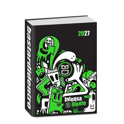 Diario Standard 16 Mesi 2026/2027 Bastardidentro Superspecial Fluo Verde