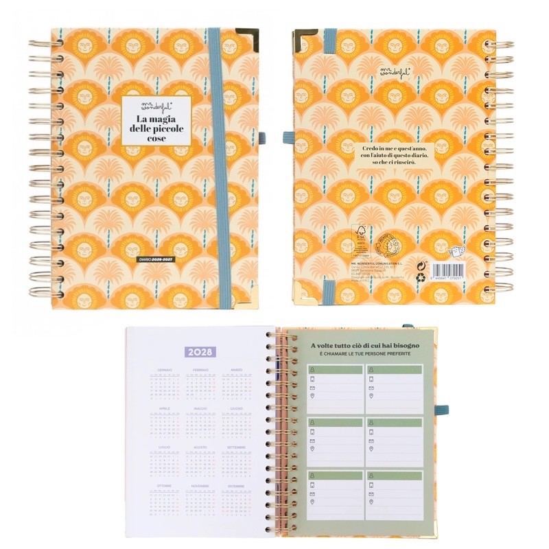 Diario Agenda Scuola Mr. Wonderful La magia delle piccole cose 26/27 - immagine 2