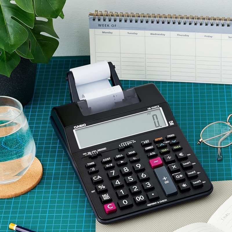 CASIO HR-150RCE Calcolatrice scrivente portatile Display a 12 cifre - immagine 2