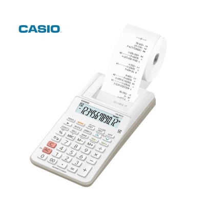 Calcolatrice Casio scrivente portatile HR-8RCE Bianca