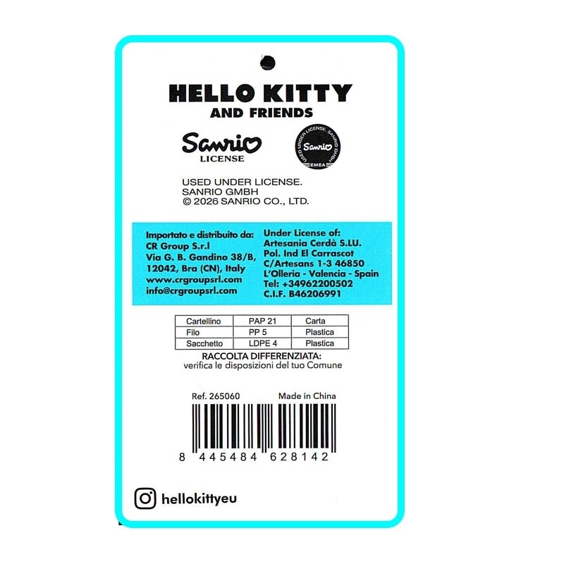 Zaino Estensibile Hello Kitty Camouflage Rosa con Patch Peluche + Astuccio 3 Zip - immagine 4