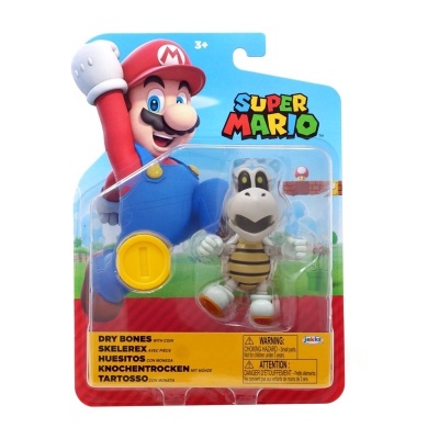 Nintendo Super Mario Tartosso con moneta  Figure 10 Cm