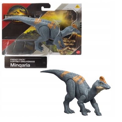 Jurassic World personaggio rinascita Minqaria Frenzy Pack Dino