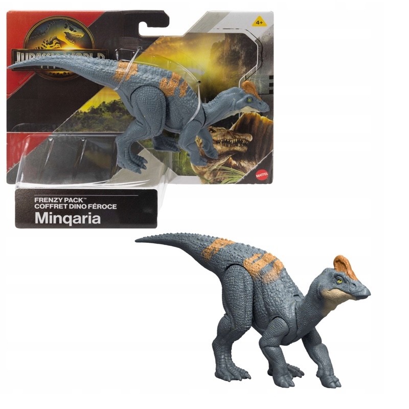 Jurassic World personaggio rinascita Minqaria Frenzy Pack Dino