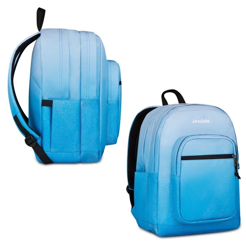ZAINO INVICTA JELEK FANTASY SHINE SKY BLUE - immagine 2
