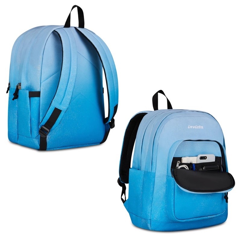 ZAINO INVICTA JELEK FANTASY SHINE SKY BLUE - immagine 4