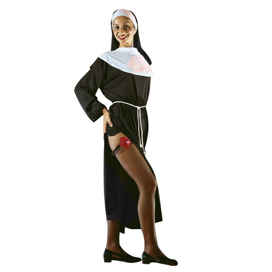 VESTITO CARNEVALE SUORA adulto TAGLIA UNICA