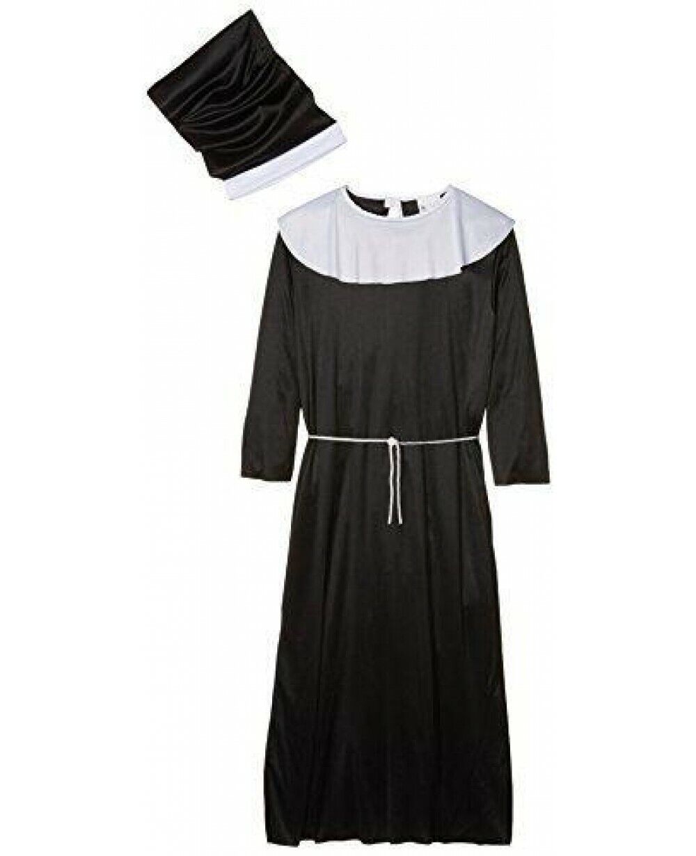 VESTITO CARNEVALE SUORA adulto TAGLIA UNICA - immagine 3