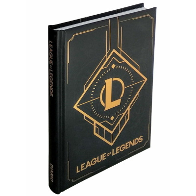 Diario Scuola Non Datato League of Legend 64776 Nero - Oro
