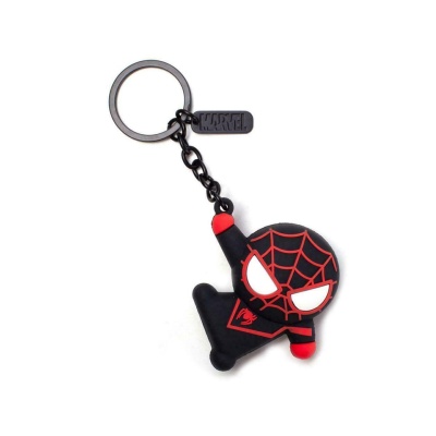 Marvel: Miles Morales Kawaii Rubber 3D Black (Portachiavi)