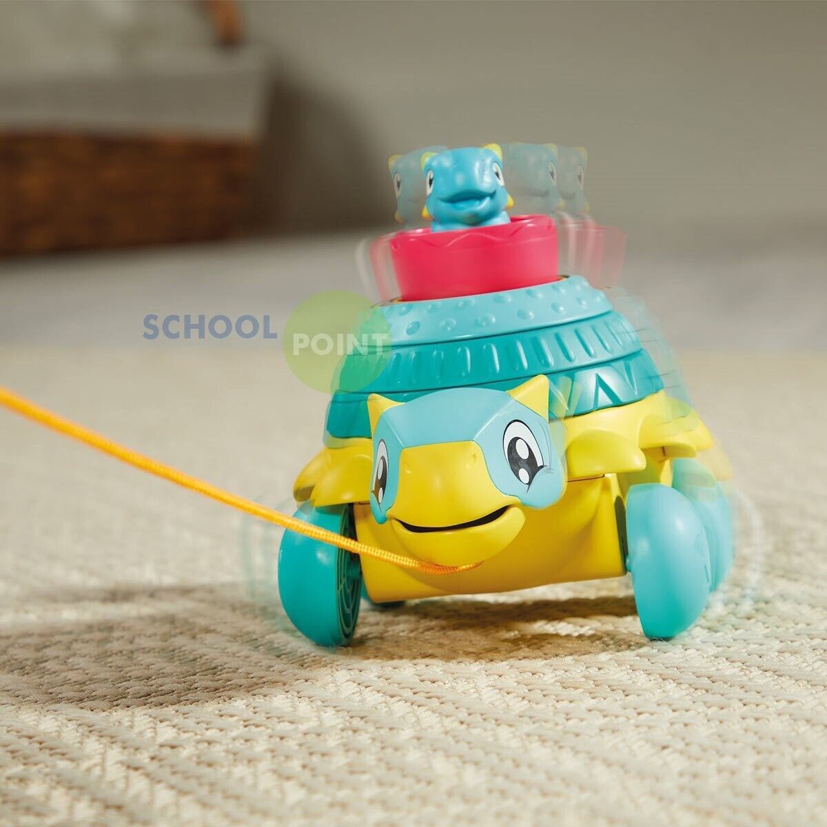 Dinosauro Jurassic World Stack & Pull Ankylosaurus Tomy Toomies - immagine 4