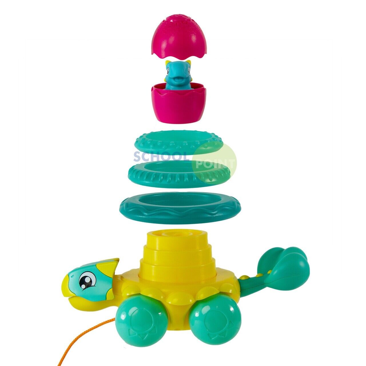 Dinosauro Jurassic World Stack & Pull Ankylosaurus Tomy Toomies - immagine 5