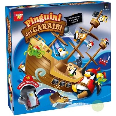 Pinguini dei Caraibi  Gioco di societ? Rocco Giocattoli