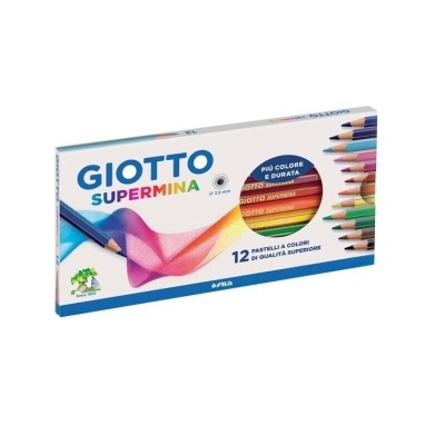 Pastelli Supermina Giotto  punta 3,8 mm (conf. 12)