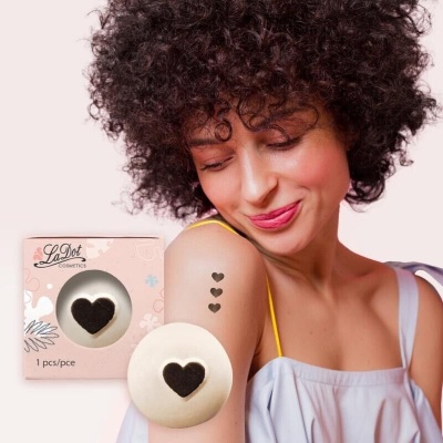 STAMPO TATUAGGIO PICCOLO LADOT COSMETICS Fantasia: Cuore pieno