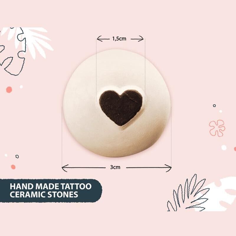 STAMPO TATUAGGIO PICCOLO LADOT COSMETICS Fantasia: Cuore pieno - immagine 3