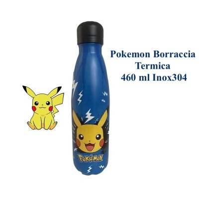 Pokemon Borraccia Termica 460 ml Inox304