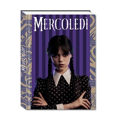 Diario Agenda  Mercoledi? Addams 12 mesi  Copertina lucida imbottita COL. 23/24