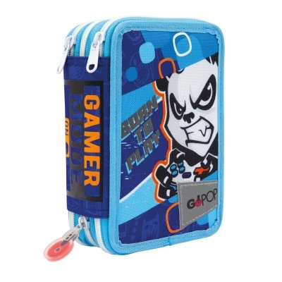 ASTUCCIO 3 ZIP CON CORREDO BORN TO PLAY GOPOP