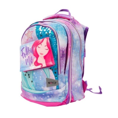 Zaino Estensibile Round MERMAID GO POP  by Giochi Preziosi Scuola 23/24