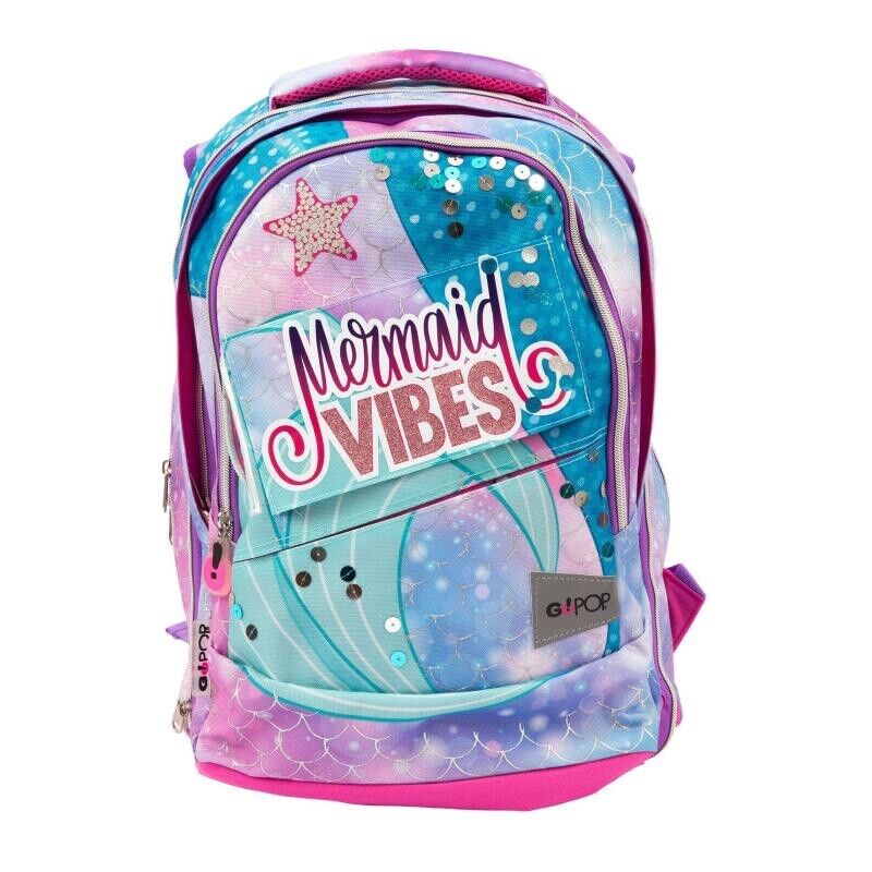 Zaino Estensibile Round MERMAID GO POP by Giochi Preziosi Scuola 23/24 - immagine 2
