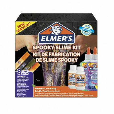 Elmer's Kit Slime spooky fabbrica slime new oro/arancio/nero/arancio