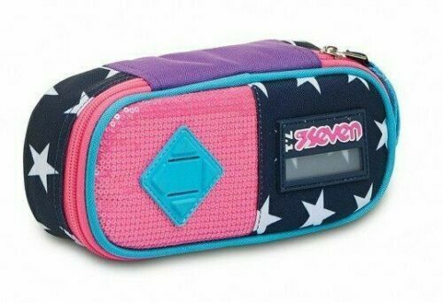 Portapenne Seven 7.1 Astuccio Scuola Portapenne Pinking Blue Novit? 2021/2022