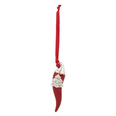 CORNINO NATALIZIO PORTAFORTUNA ALBERO ROSSO BAGUTTA