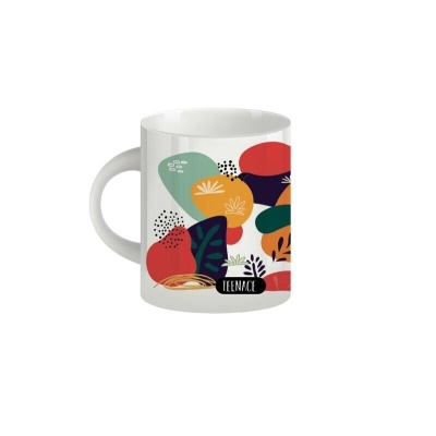 TAZZA MUG TEENACE IN CERAMICA FOGLIE