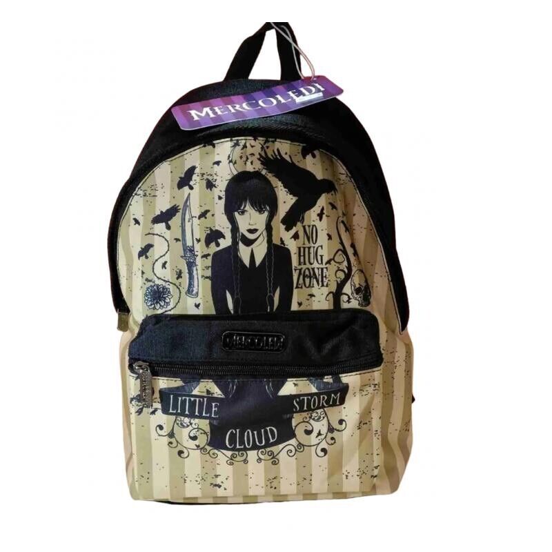 ZAINO TEMPO LIBERO ZAINETTO BACKPACK MERCOLED? ADDAMS BY SEVEN? - immagine 2