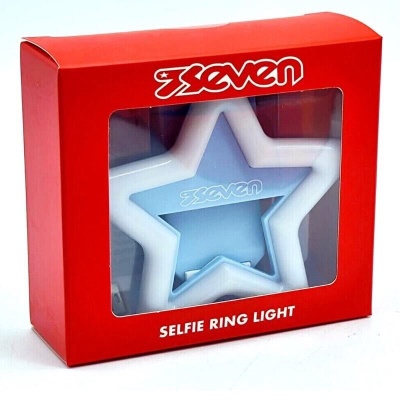 Ring Light Seven Luce Per Selfie Ricaricabile Stella celeste