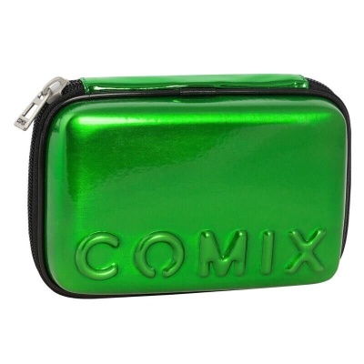 ASTUCCIO RIGIDO MAXI 1 ZIP  COMIX F. COSIMO PANINI  SCUOLA  COLORE  FLASH  GREEN