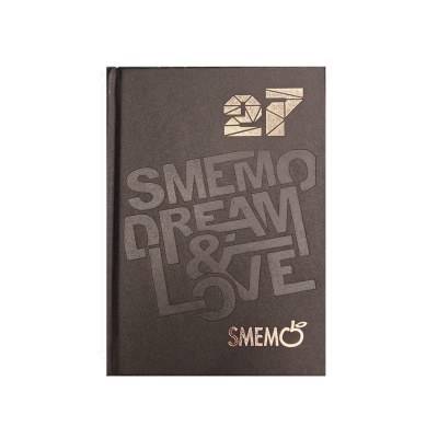 Diario Agenda Smemo Dream&Love 2026/27 16 Mesi Classic 11x15 Black