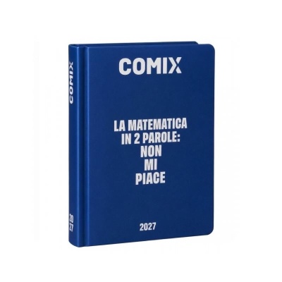 Diario Agenda Comix 13 Mesi 2026/2027 Standard Easy Dark Blu