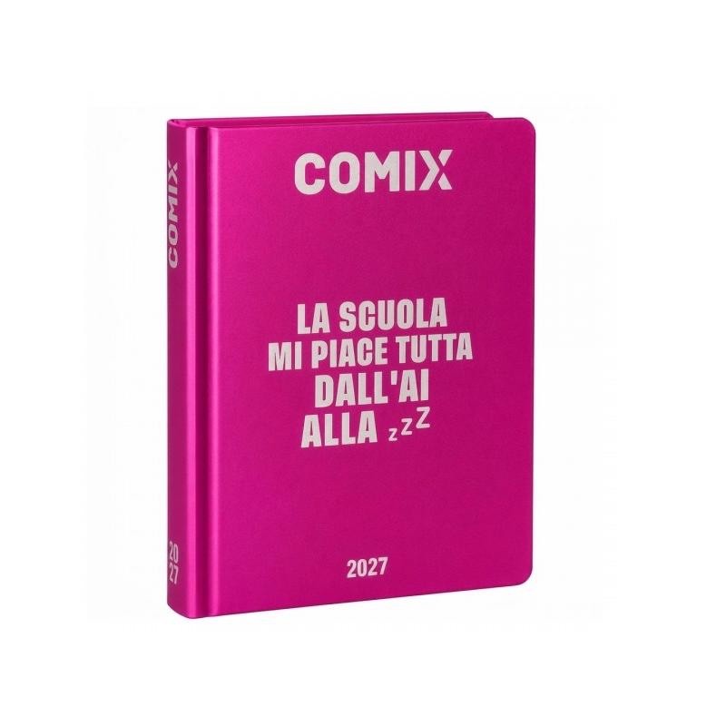 Diario Agenda Comix 13 Mesi 2026/2027 Standard Easy Dark Pink
