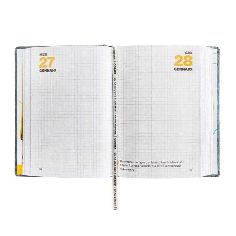 Diario Agenda Comix 13 Mesi 2026/2027 Standard Easy Dark Pink - immagine 2