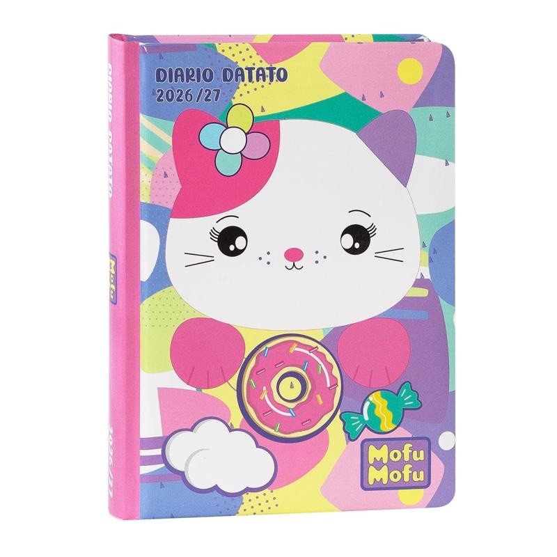Diario Mofumofu Gatto 12 mesi Standard scolastico 2026/2027