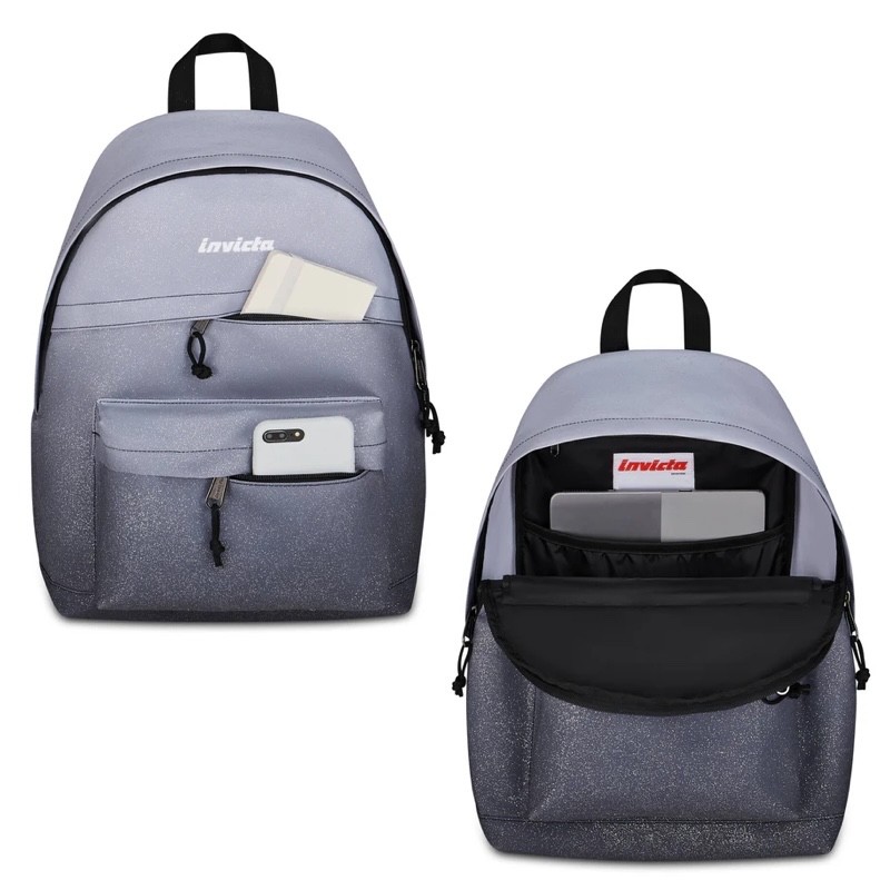 ZAINO INVICTA AMERICAN FANTASY SHINE BLACK - immagine 4