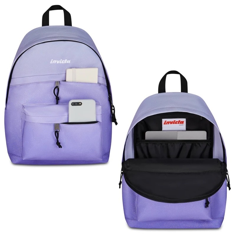 ZAINO INVICTA AMERICAN FANTASY SHINE MALVA - immagine 4